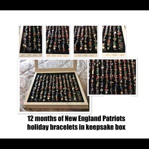 Limited Edition Patriots charm bracelets